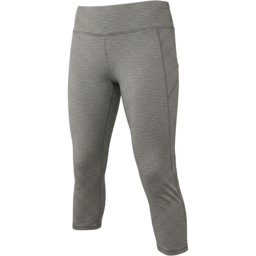 Oakley Hydrolix Womens Gray Heathered Cropped Athletic Leggings Size Medium